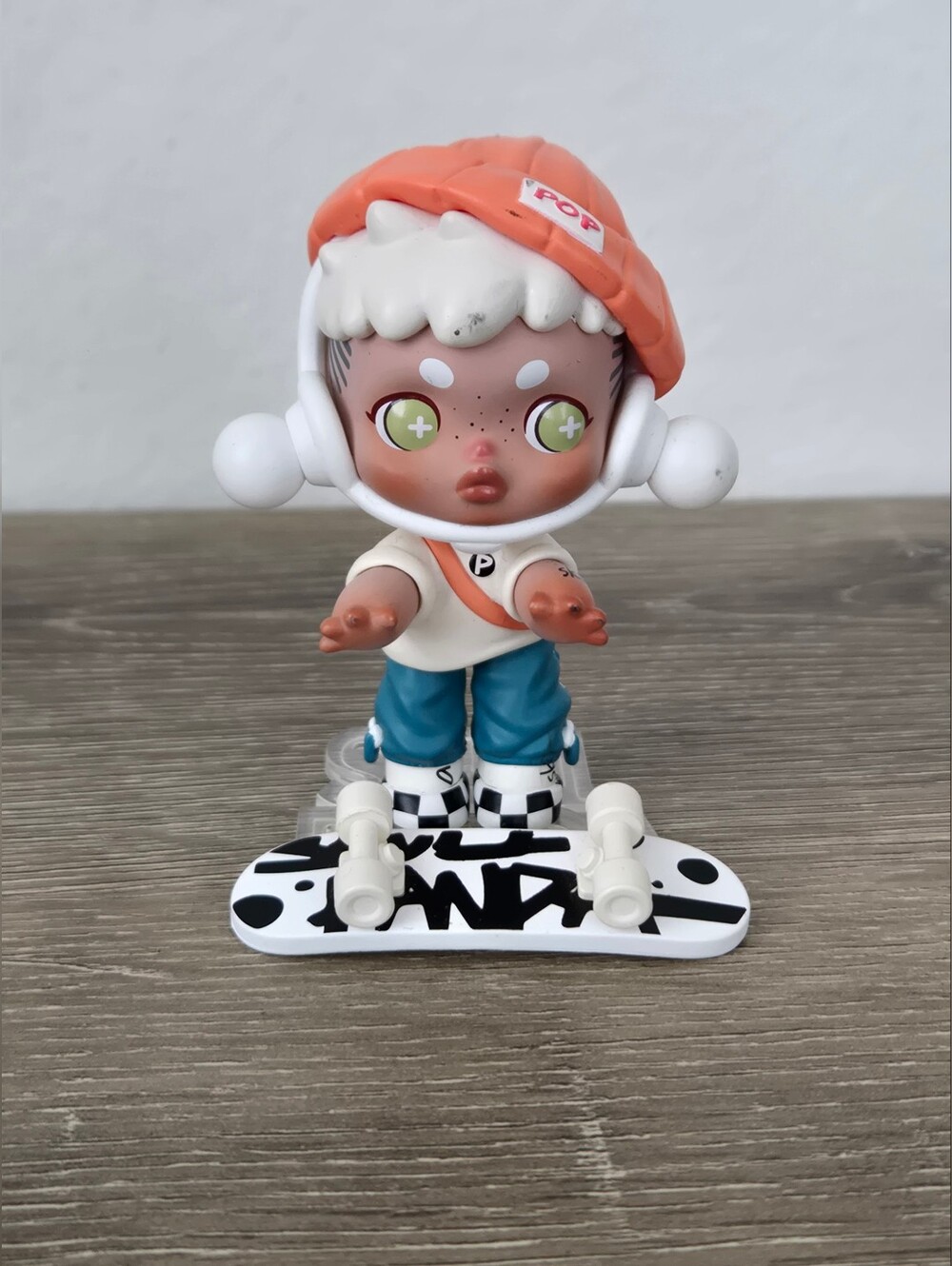 SKULLPANDA Skateboard Genuine Figurine Collectible Kawaii